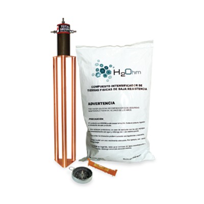 [TG-45AB] Electrodo para corriente máxima de 45 Amp. con Filtro y Compuesto H2Ohm.