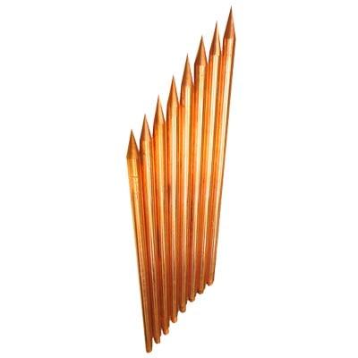 Varilla de Acero con Recubrimiento de Cobre Diámetro 5/8 de 1.5 m de Largo