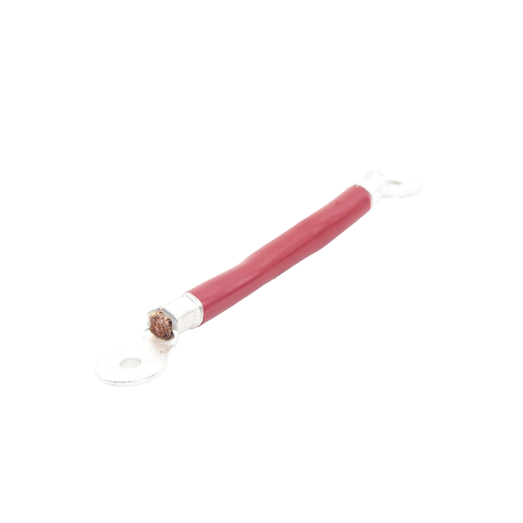[CBL-AWG2-0.2R] Cable para Baterías, 0.2 m, rojo, Calibre 2 AWG con Terminales de Ojo en Ambos Extremos