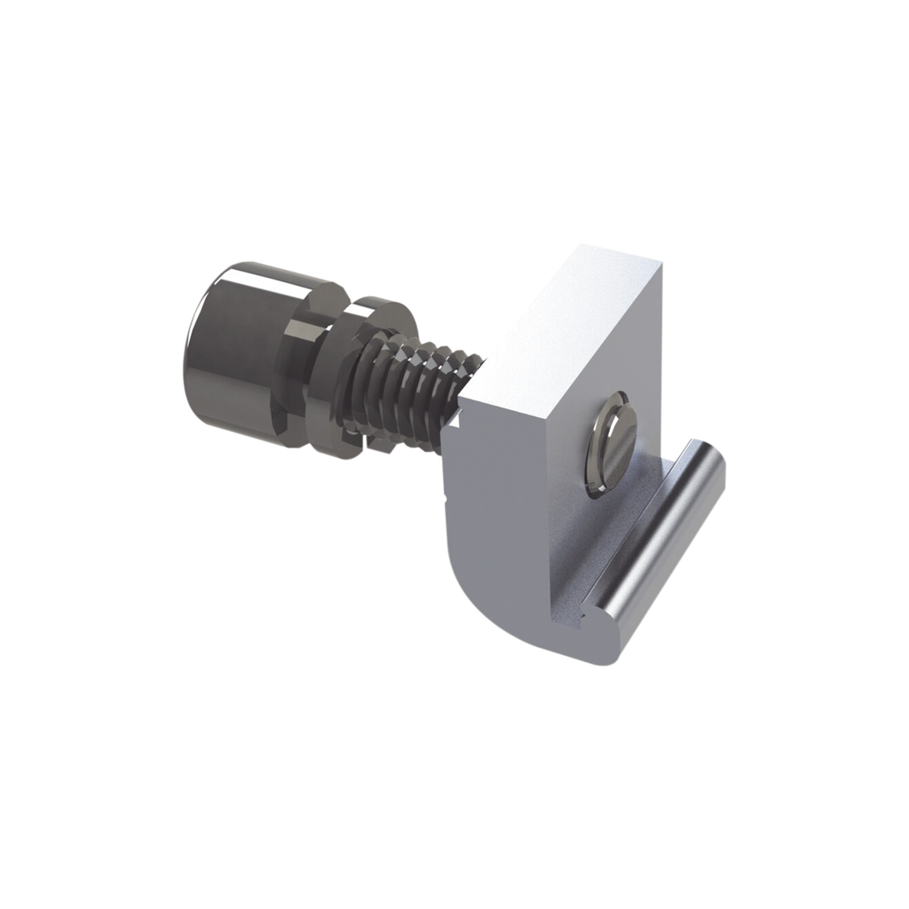 Conector G con tornillo para fijación en riel 7