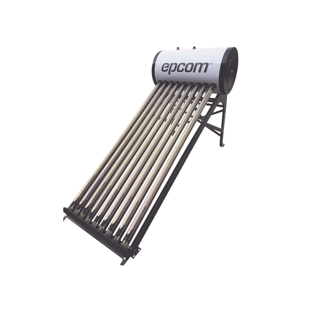 [STE-LPWH90] Bóiler Solar de 90L, Baja Presión con 9 Tubos de Vacío de Mayor Resistencia y Termotanque Inoxidable de Grado Alimenticio, Resistentes a Granizo de Hasta 25 mm/ l , Incluye Anodo de Magnesio