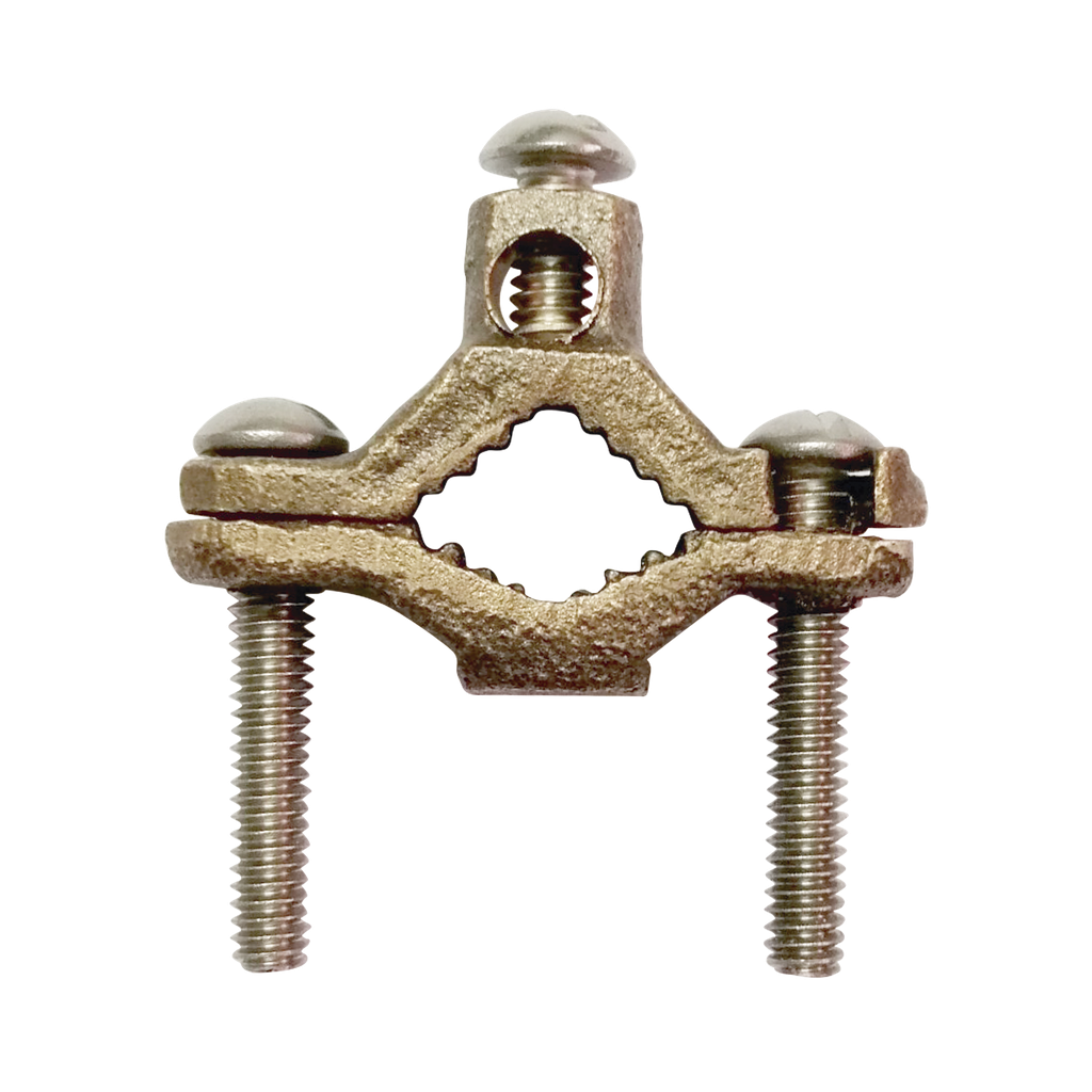 Conector para Tubo de hasta 1 1/4 a cable Cal. 4 AWG. Ideal para Aterrizaje de Torres TZ