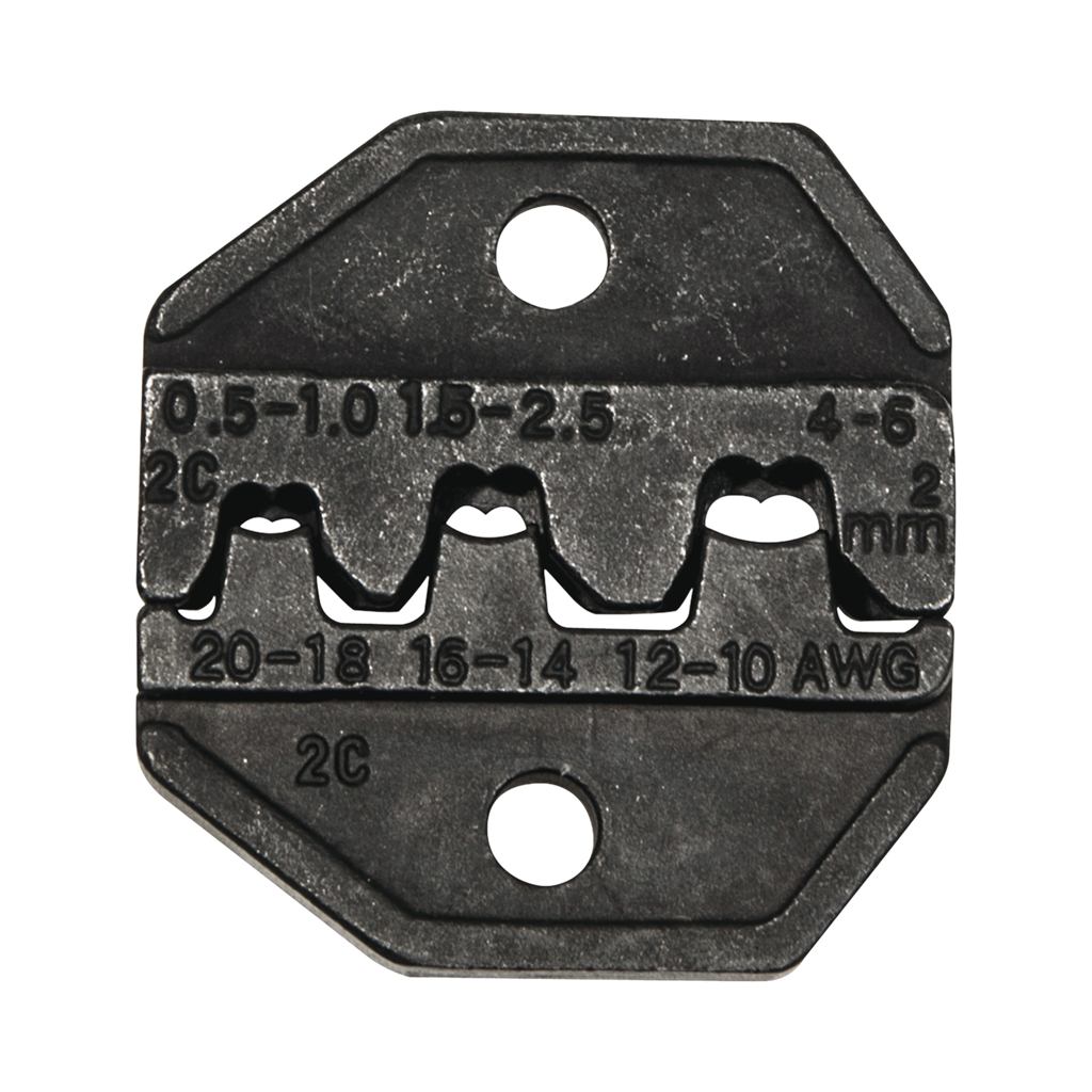[VDV-205-036] Matriz Ponchadora, Terminales  sin Aislamiento o de Cilindro Abierto, 10-20 AWG. Compatible con Pinza Ponchadora VDV200-010