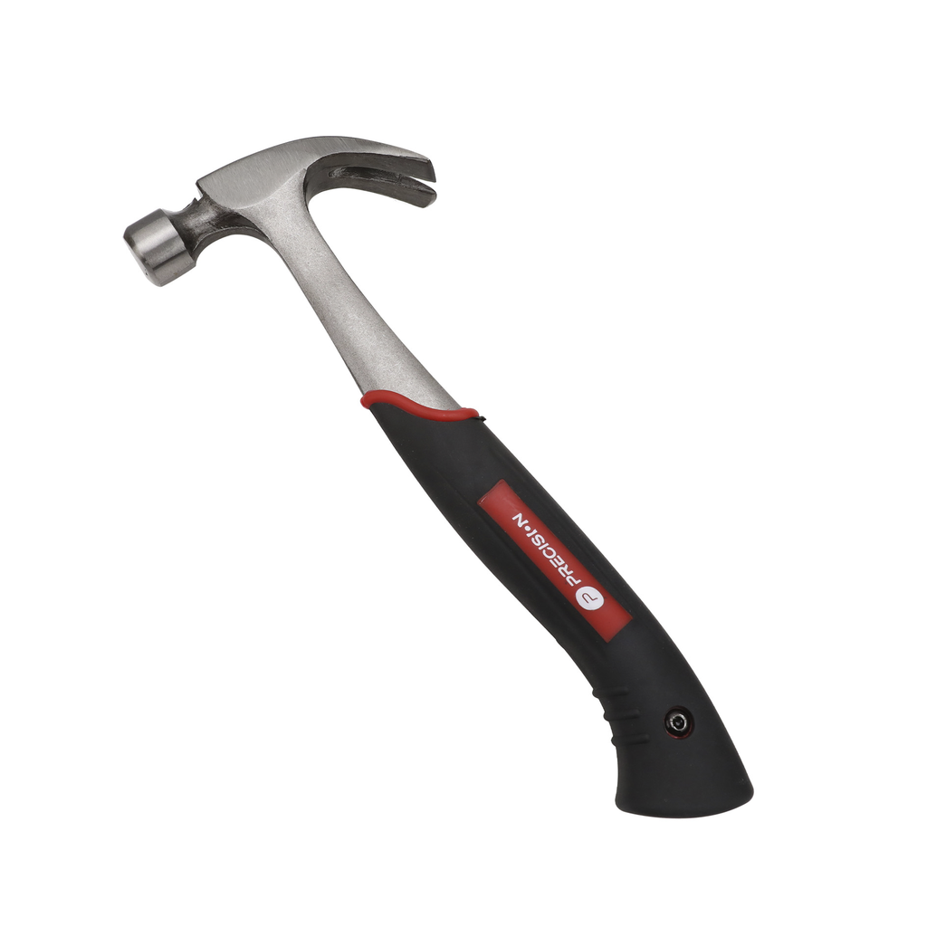 [PST-H040-01] Martillo Uso Rudo de Acero Forjado de 16 oz. con Uña Curva. Con Sujetador Magnético de Clavos.