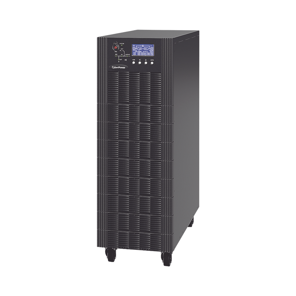[HSTP3T20K100P10M] UPS Trifásico de 20 kVA/18 kW, Topología Online Doble Conversión, Voltaje de 208/220 Vca de L-L, Respaldo de 10 Minutos al 100% de Carga, Incluye Módulo y Banco de Baterías