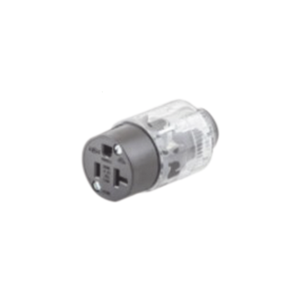 [HUB-520-LC] Conector Iluminado 20 A 125 V CA 2 Polos 3 Hilos (Nema 5-20R).
