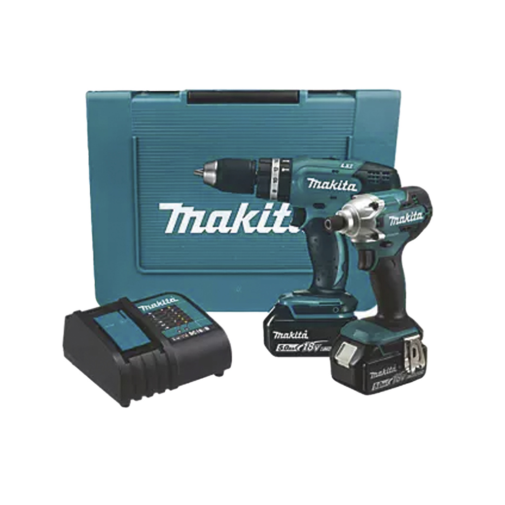 [DLX2336SYX] KIT(DHP453 ROTOM.+ DTD156 ATORN.IMP.) LI-ION 2 BAT 1.5 AH Y CARG C/LUZ 18V