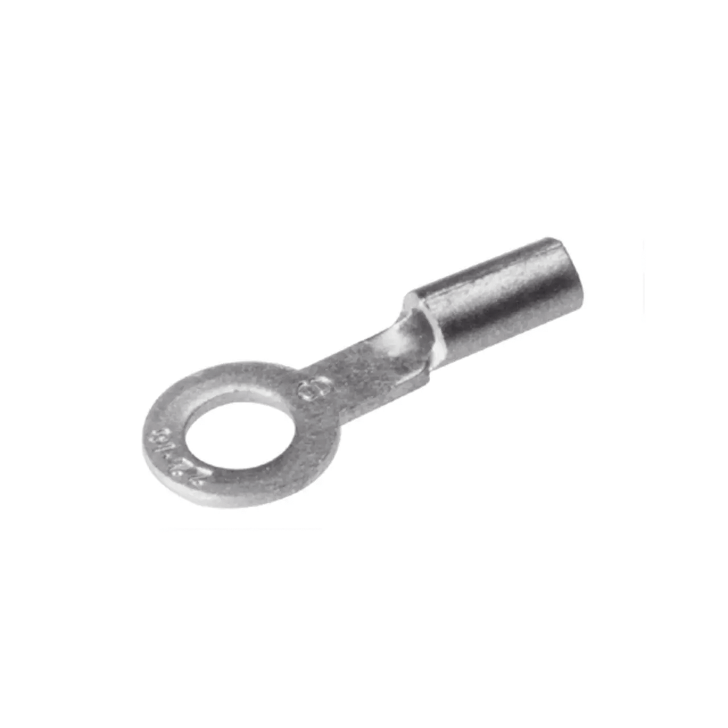 Zapata Terminal de Ojillo BURNDY  para Tornillo 3/8  (10 mm)  y Calibre 12-10 AWG.