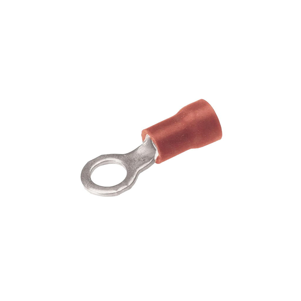 [HUB-TP1-638] Zapata Terminal de Ojillo  para Tornillo 3/8 in (10 mm) calibre 22-16 AWG con aislamiento de vinilo.