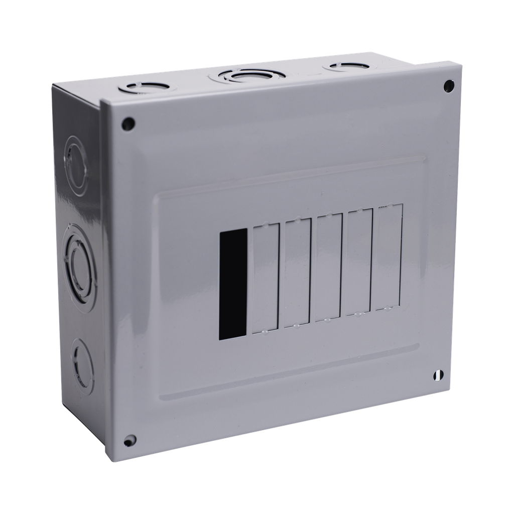 [C2Q06S] Centro de Carga para Sobreponer, 06 Polos, 60 A, 1 Fase 3 Hilos, 120/240 V AC, 60Hz