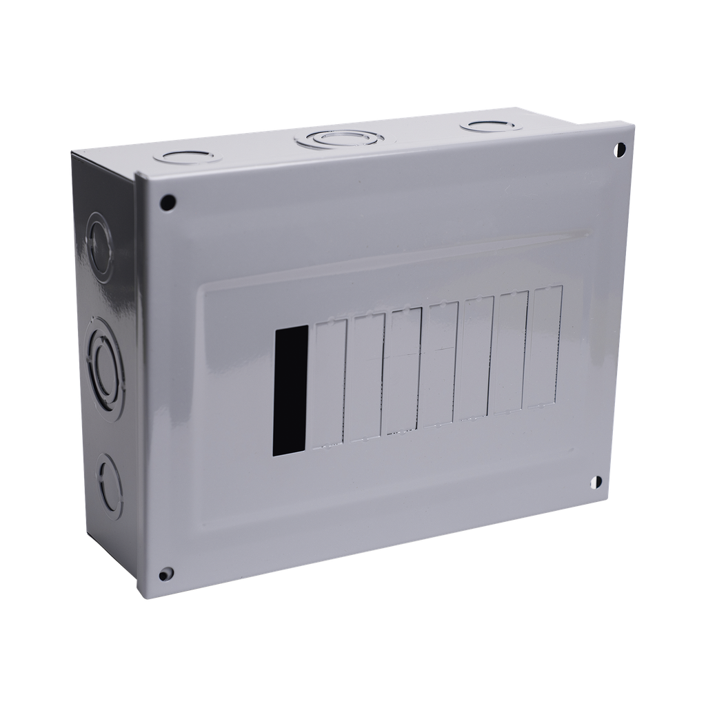 [C2Q08S] Centro de Carga para Sobreponer, 08 Polos, 100 A, 1 Fase 3 Hilos, 120/240 V AC, 60Hz