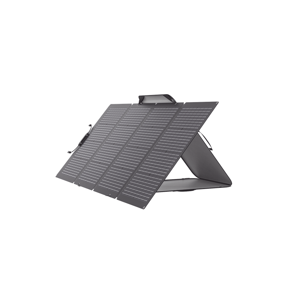 [EF-FLEX-220B] Módulo Solar Portátil y Flexible de 220W Recomendado para Estaciones Portátiles EFD330, EFD350 ó EFD500 / Ajuste de Ángulo / Carga Eficiente / Incluye Cable XT60 a MC4