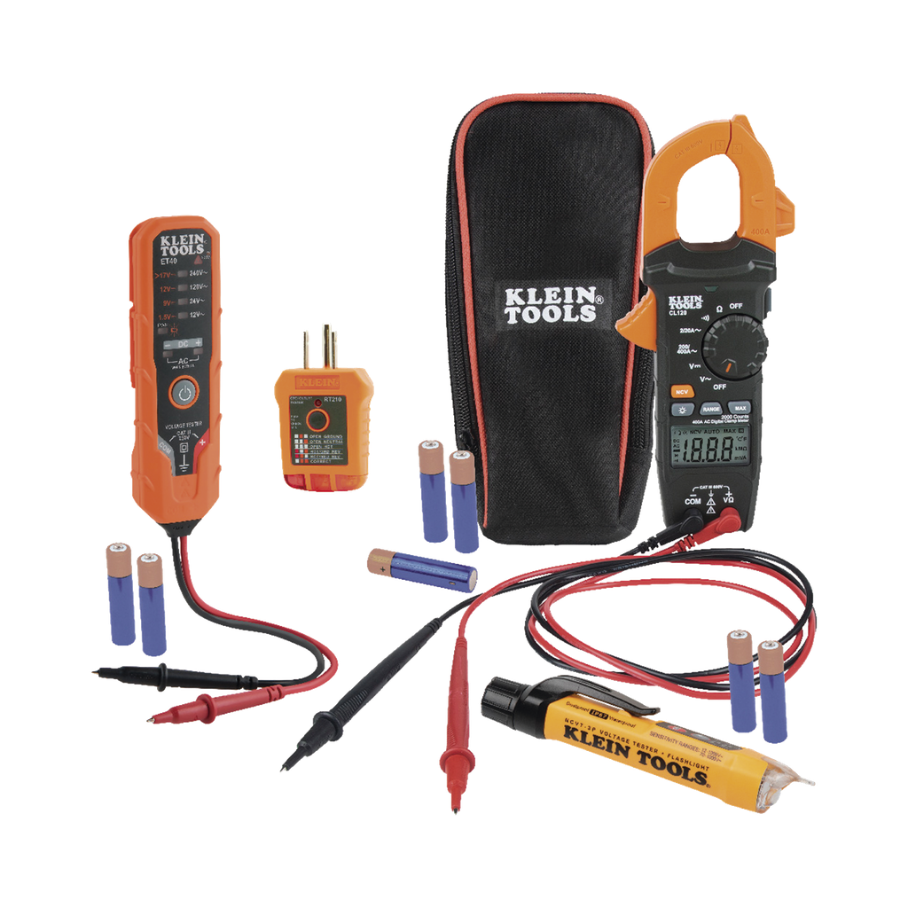Kit de Prueba Eléctrica CL120+NCVT-3P+ET40+RT210