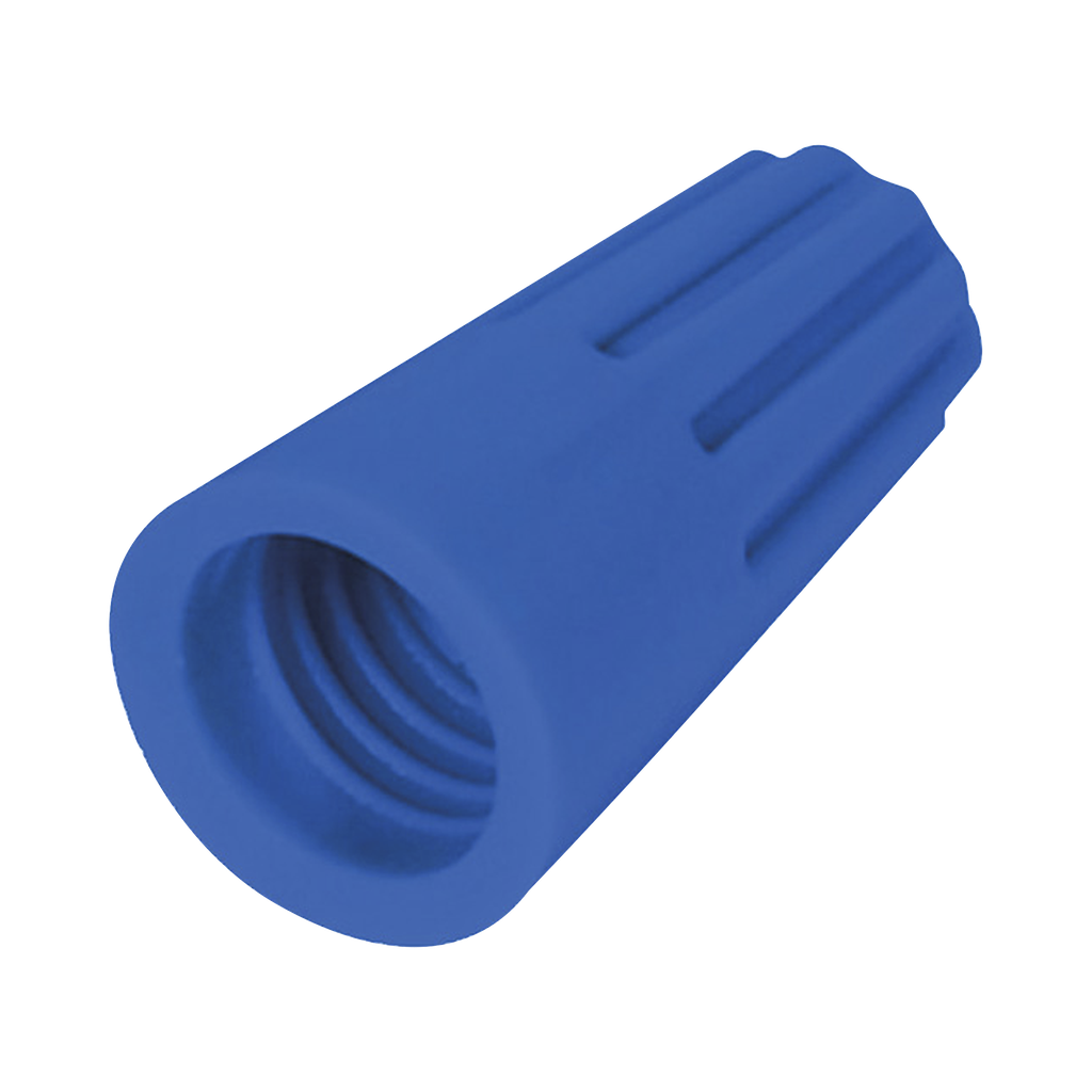 Capuchón roscable / 14 AWG / Azúl / Paquete de 25 piezas.