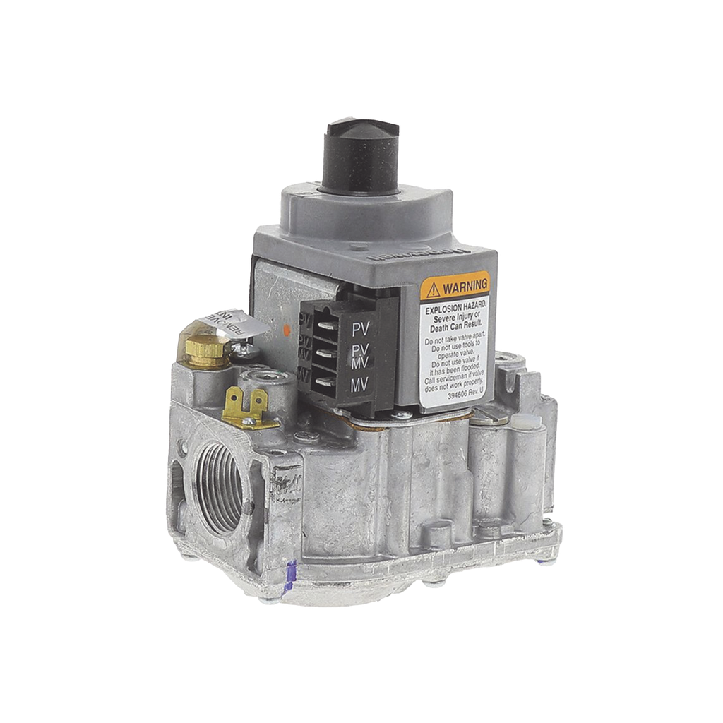 Válvula de Gas de Ignición Intermitente / Directa 3/4 x 3/4. Juego 3.5 WC, Universal 24 Vac, Apertura Estándar.