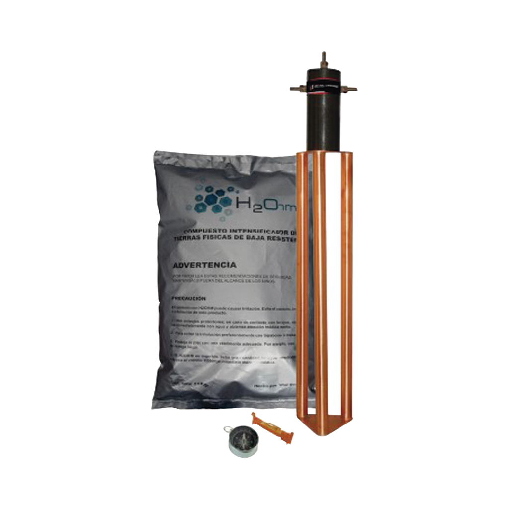 [TG25AB] Electrodo para corriente máxima de 25 Amp. con Filtro y Compuesto H2Ohm.