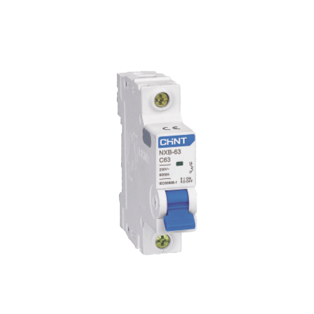 Pastilla para Riel Din, 1 Polo, 40 Amp, Vca:110/415v, 6kA, Catálogo: NXB631PC40, Serie: NXB-63.