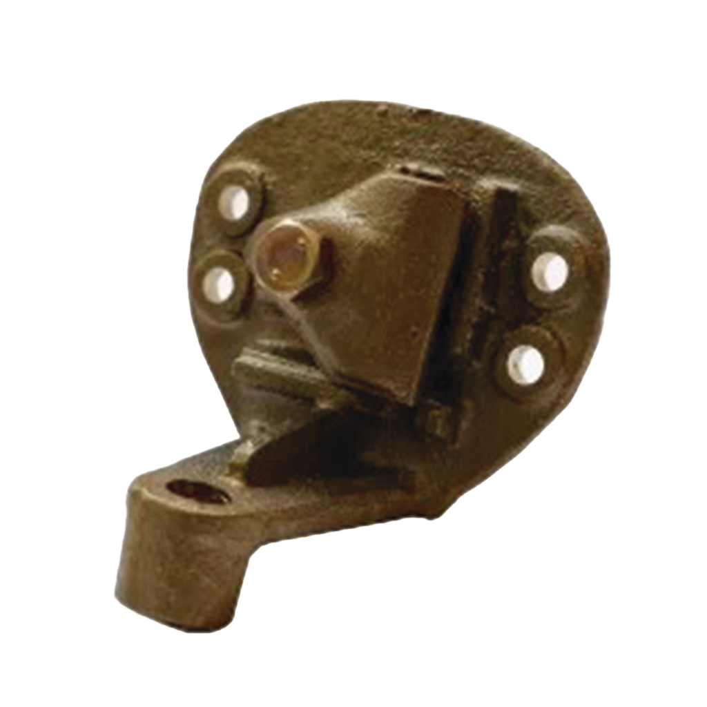 Base de pretil para Punta Maciza, elaborada en Bronce, permite fijar la punta en paredes o en muros.