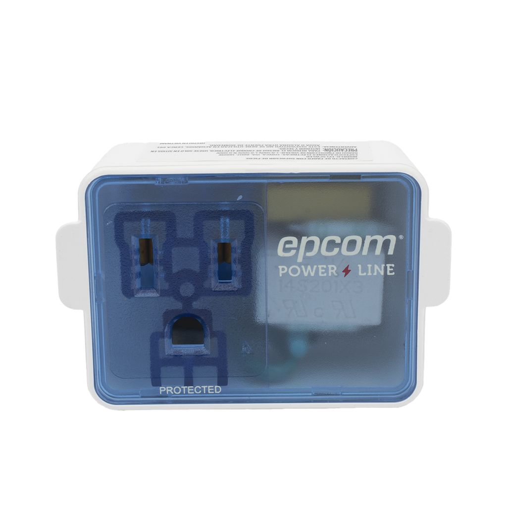 Supresor de Picos Portatil para Pared / 120 Vca / 1800 W / 540 Joules