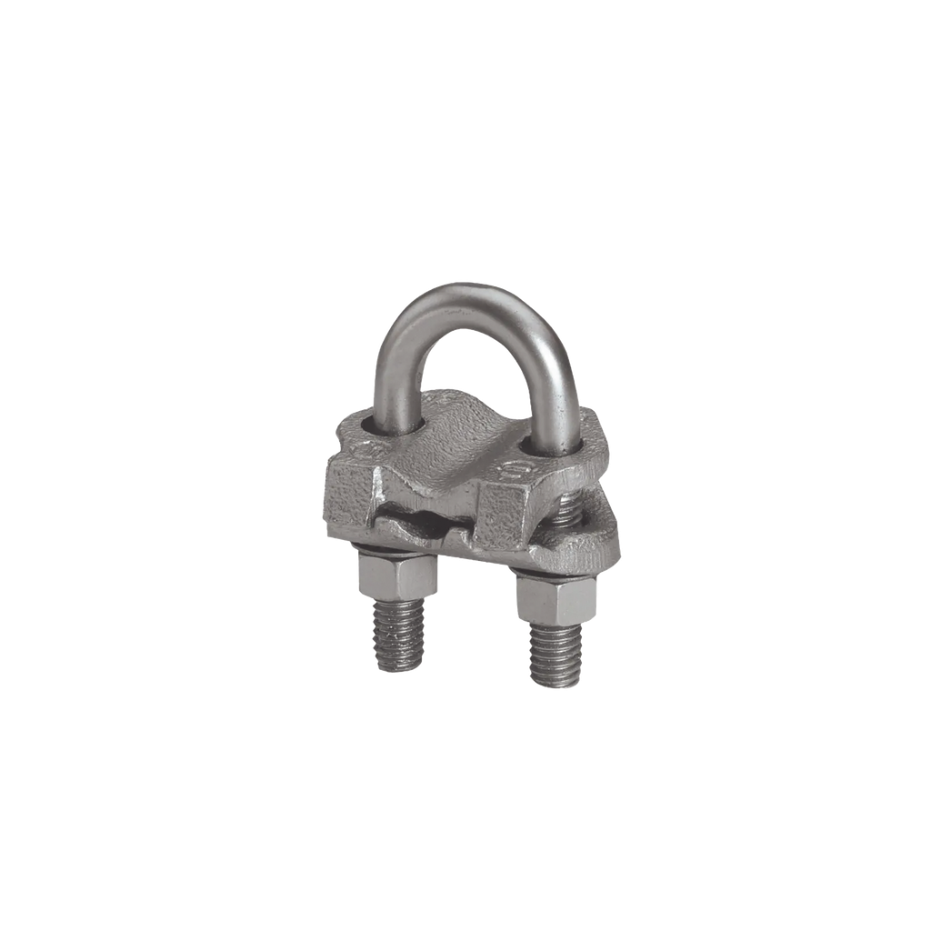 Conector Mecánico para Cable Calibre 8 sol mínimo - 4 tre máximo / 90° o en Paralelo para Tubo de 3/8  o Varilla de 5/8 - 3/4.