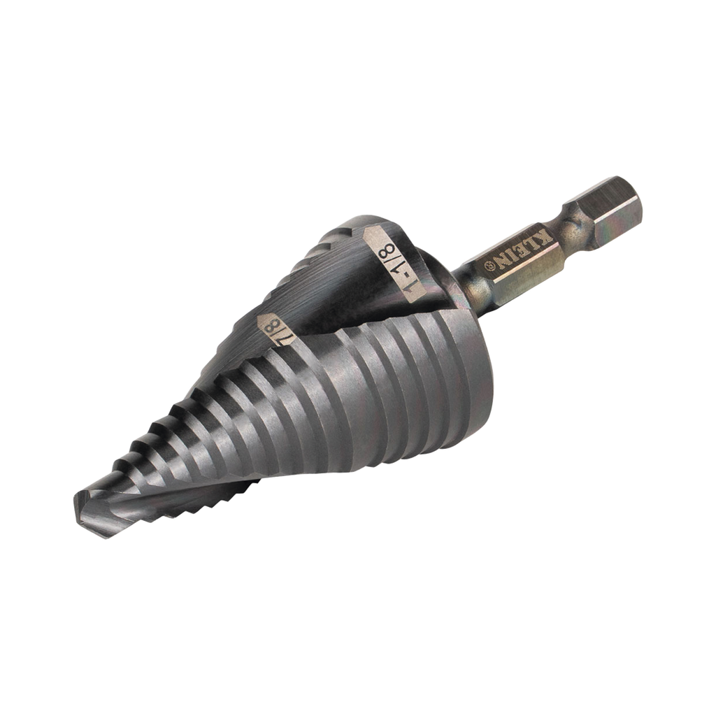 Broca Escalonada 12 en 1, de Liberación Rápida, Acanaladura en Espiral, produce Agujeros de 2-3 cm e Intermedios. 10x más Durable