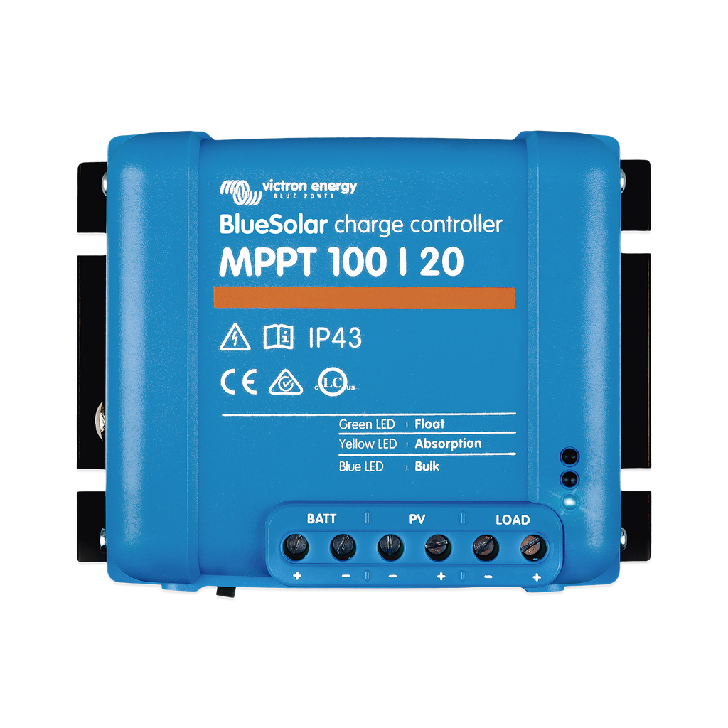 BlueSolar MPPT 100/20. Controlador Solar MPPT 20A, Voltaje Selección Automática: 12/24/48 Vcc.
