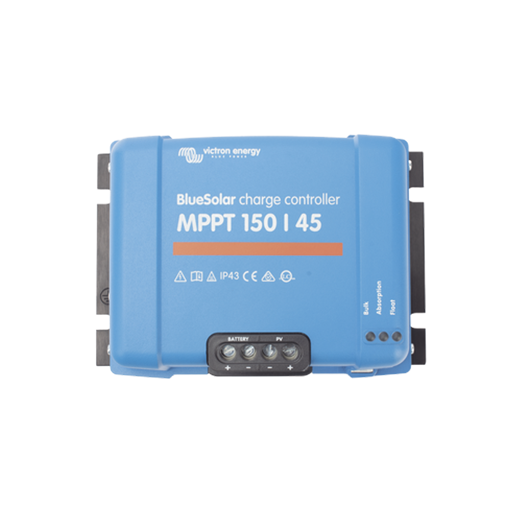 BlueSolar MPPT 150/45. Controlador Solar MPPT 45A, Voltaje Selección Automática: 12/24/36/48 Vcc.