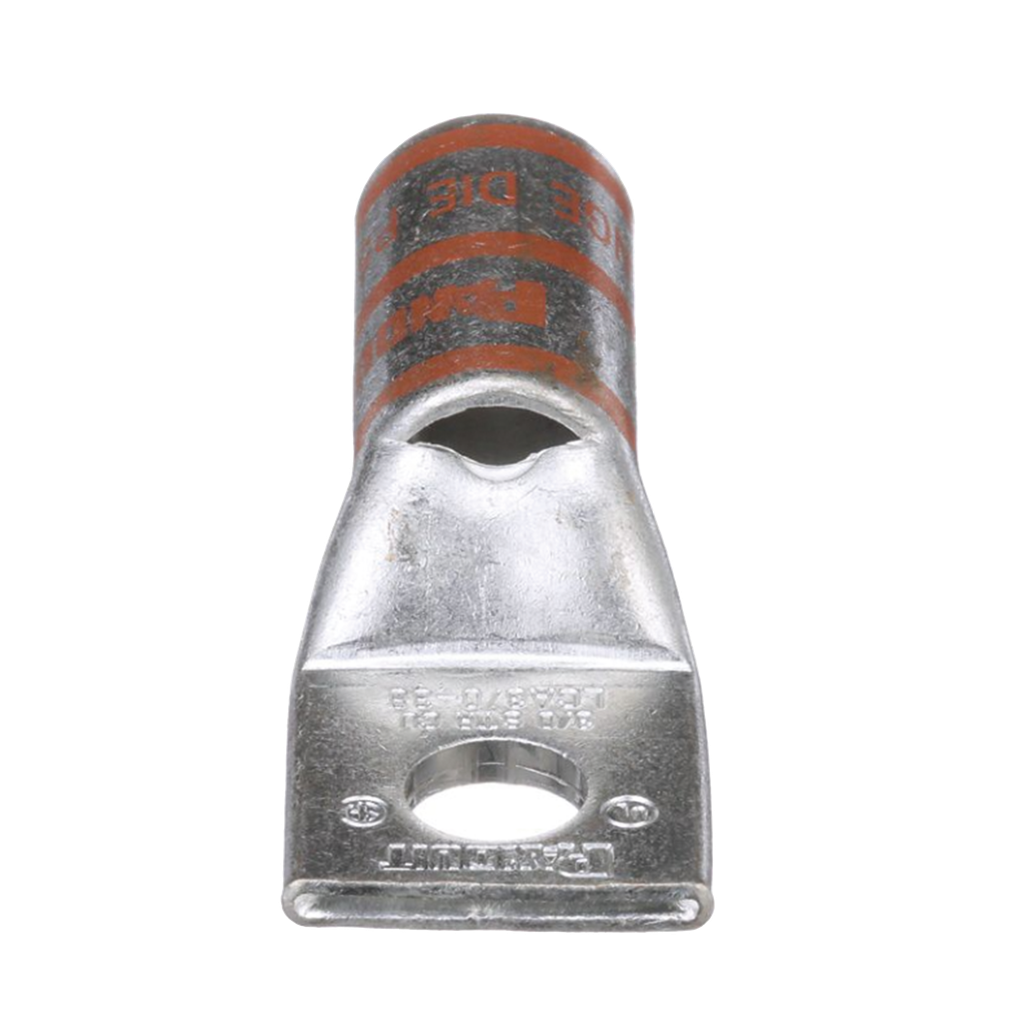 Terminal de Compresión de Cobre con Orificio 3/8 in, para Cable 3/0 AWG. 1 Pz.