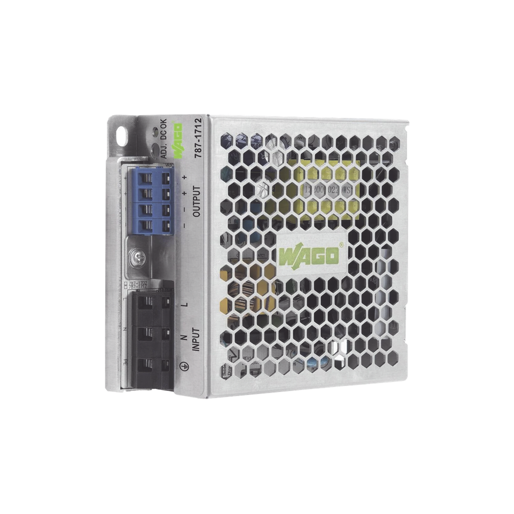 Fuente de Alimentación Conmutada, Sincronización Primaria ECO, Monofásica, 24V DC 2.5A, 60W, SELV/PELV, Montaje DIN, CAGE CLAMP®