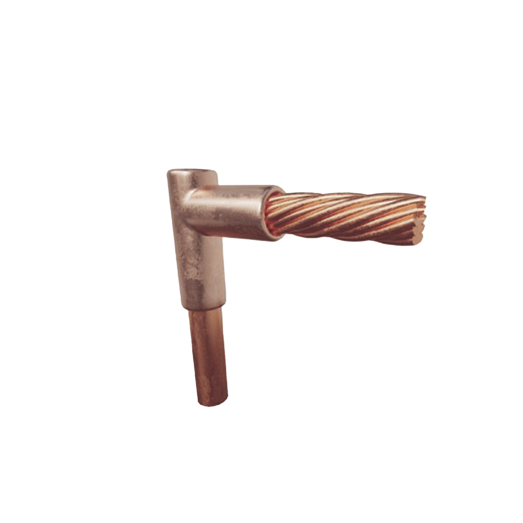 Molde para Soldadura Exotermica Tipo L, tope varilla 5/8 In a Cable 4/0 Awg