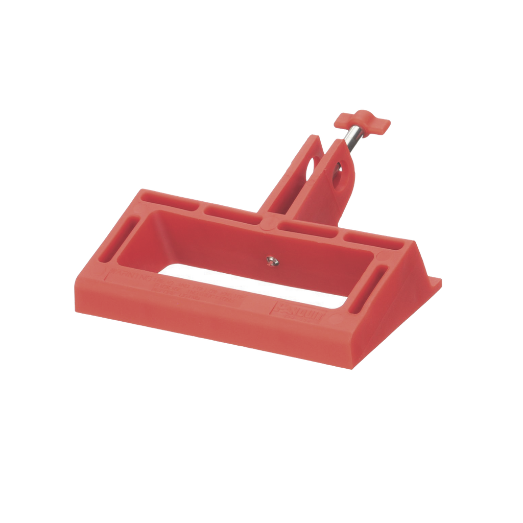 [PSL-CBL] Bloqueador LOTO de Manija Grande para Disyuntores de Caja Moldeada, 2.24 (56.8m) Largo x 3.75 (95.2mm) Ancho. Color rojo