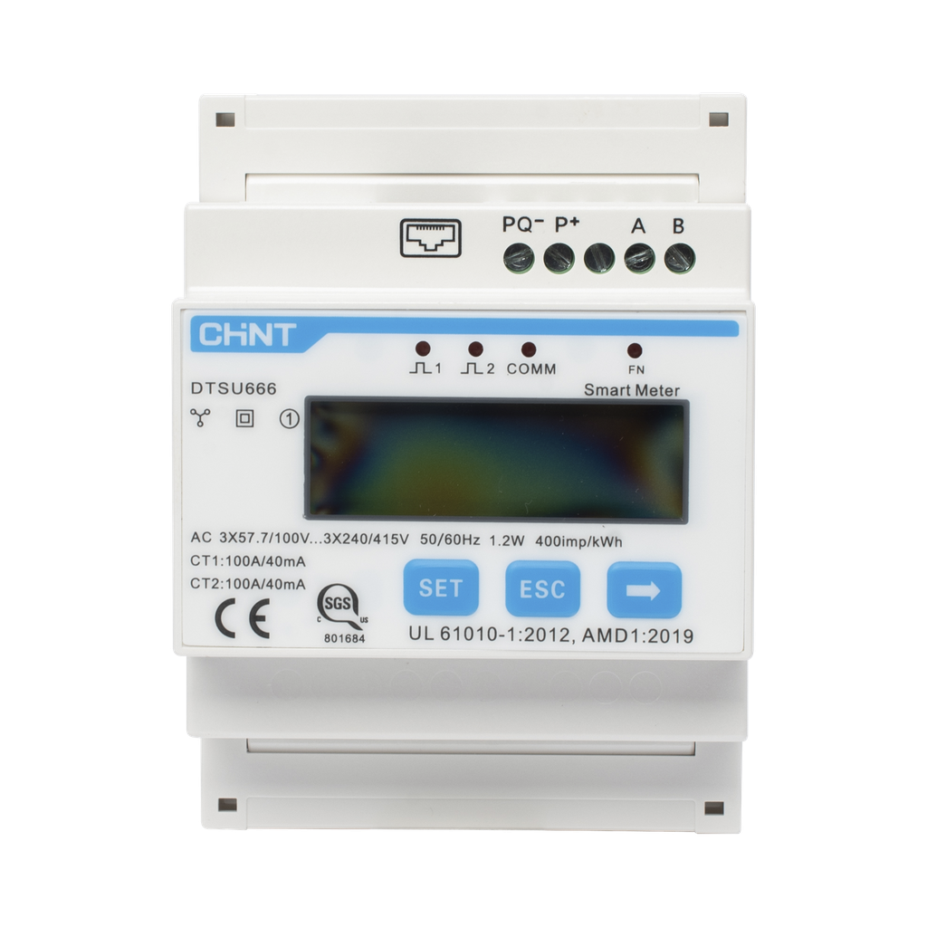 [DTSU666/100A] Sistema de Exportación y Gestión de Energía Inteligente para Inyección Cero