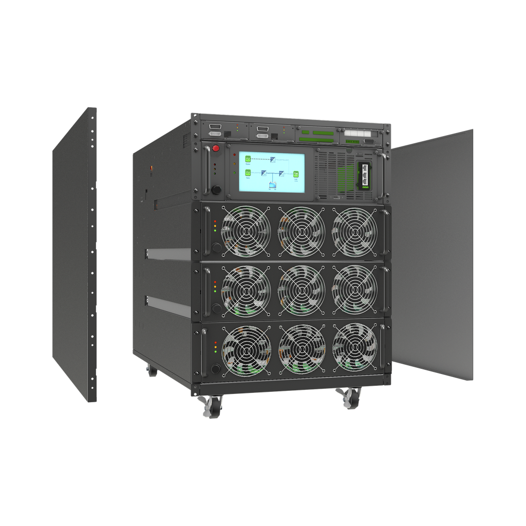 [LPSUBRACK60K] Subrack P/Módulos LP20KMOD (3 Módulos por Rack), Instalación dentro de Rack