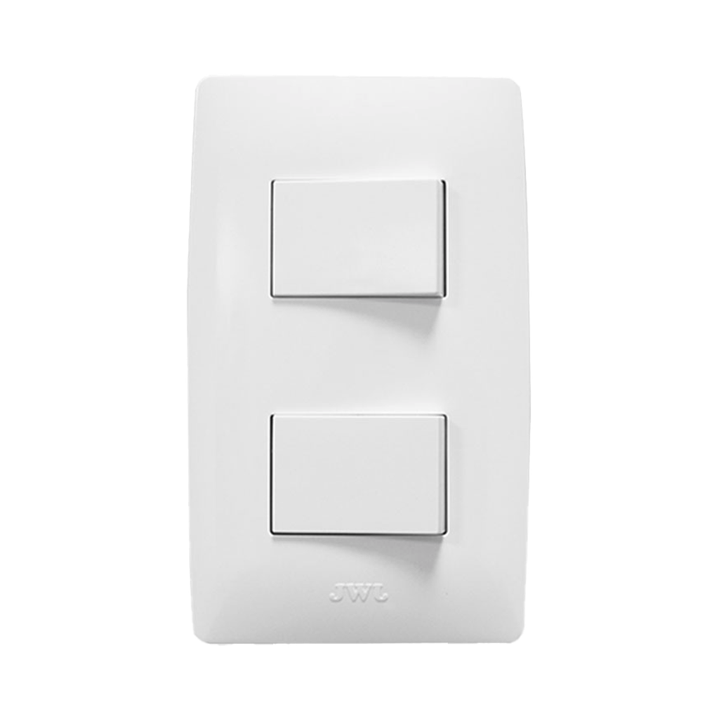 Apagador Doble de 127 V~60 Hz 10 A/ Color Blanco.