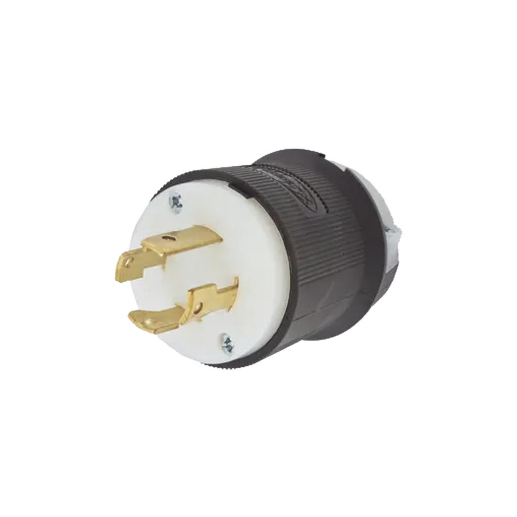 [HUB-HBL-2721] Clavija con Bloqueo de Media Vuelta Industrial 30 A 250 V CA / 3 Polos 4 Hilos / Nema L15-30P.