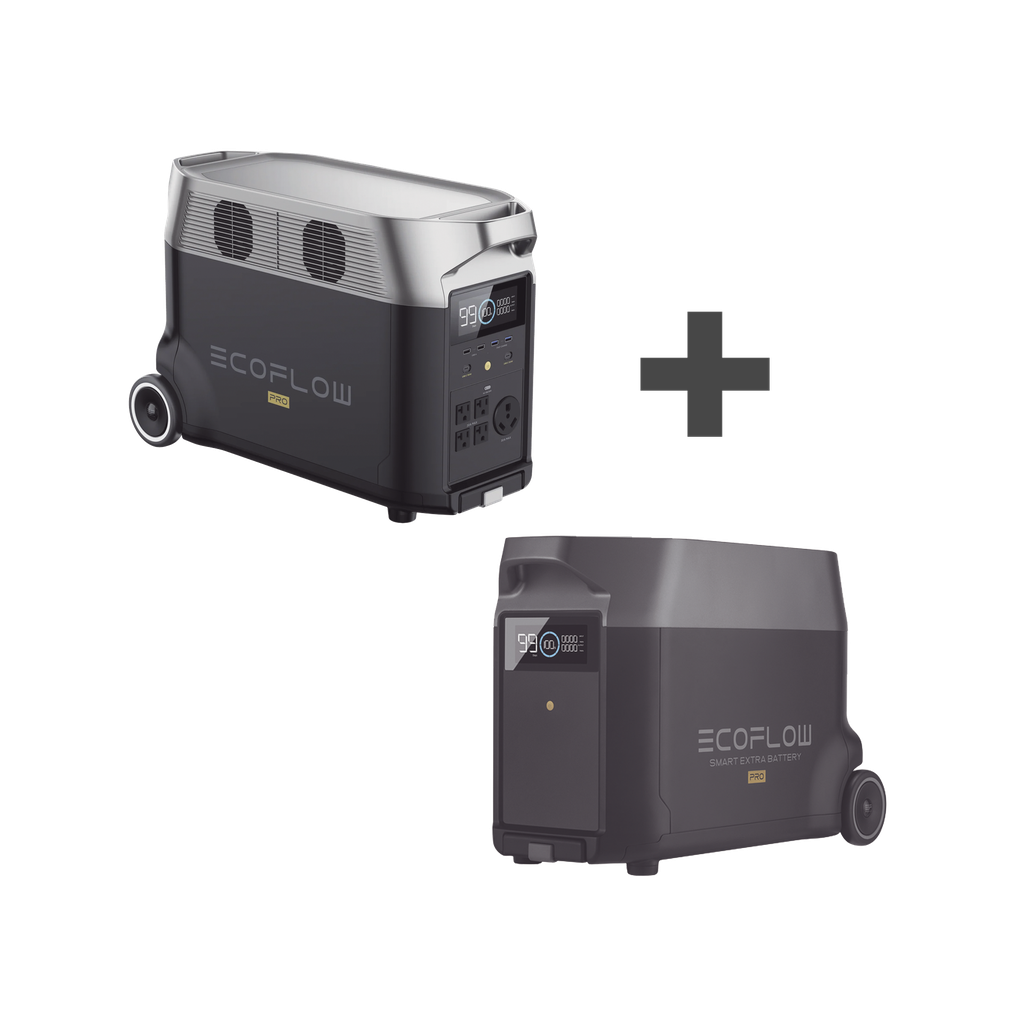 [DLTPRO-BP] Kit de Estación de Energía Portátil 3600Wh + Batería Externa 3600Wh (7200Wh)