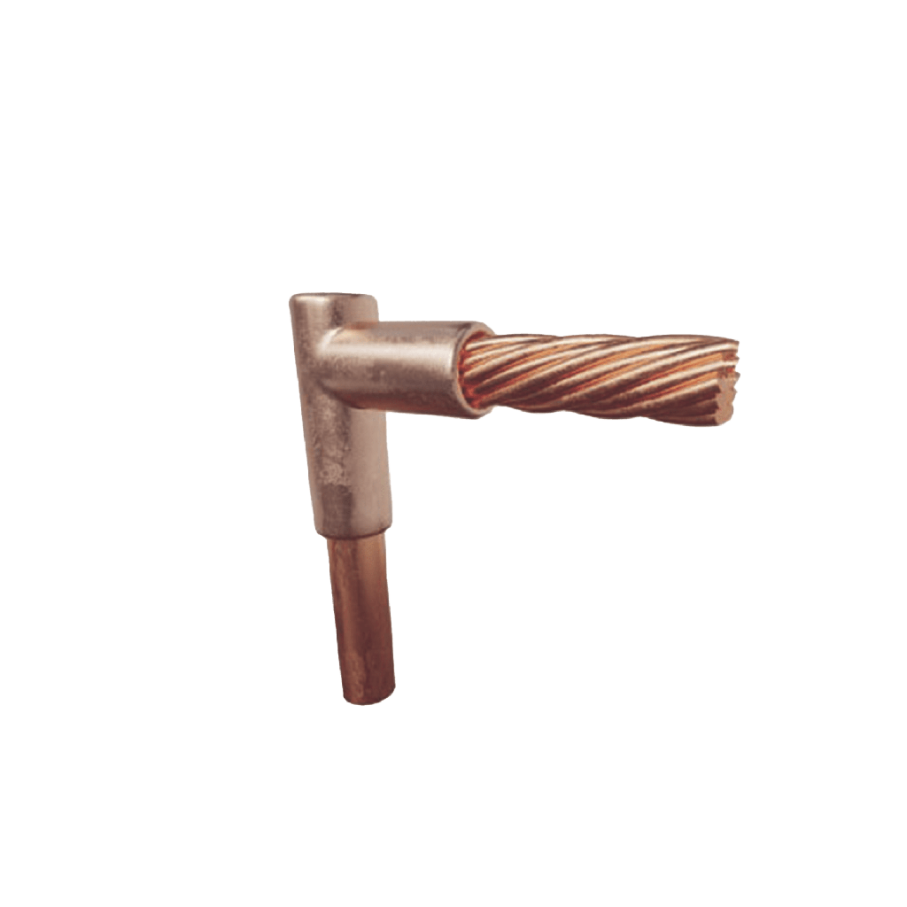 Molde para Soldadura Exotérmica Tipo L, tope varilla 3/4 In a Cable 2 Awg