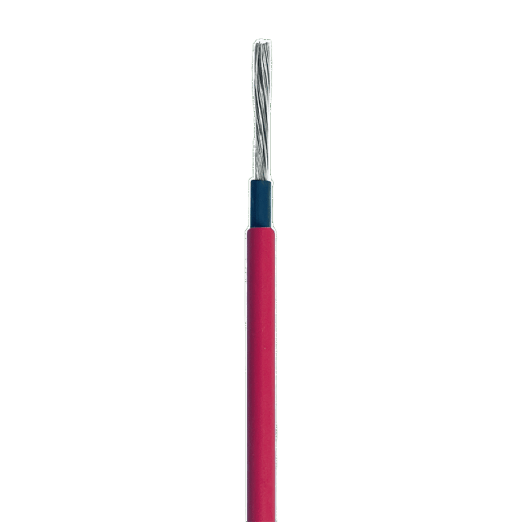 [CBLUT10R/25] Cable Fotovoltaico Rojo / Cobre Estañado / 6 mm² (10 AWG) / 2000V / Rollo 25m / UL 4703 y TUV