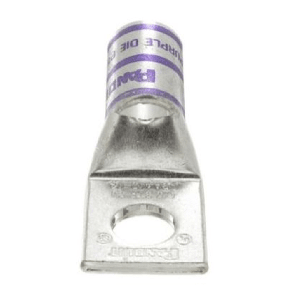 Zapata de compresión LCA4/0-12-X, para cal. 4/0 Awg, Barreno para tornillo prisionero de 1/2, 1 Pz