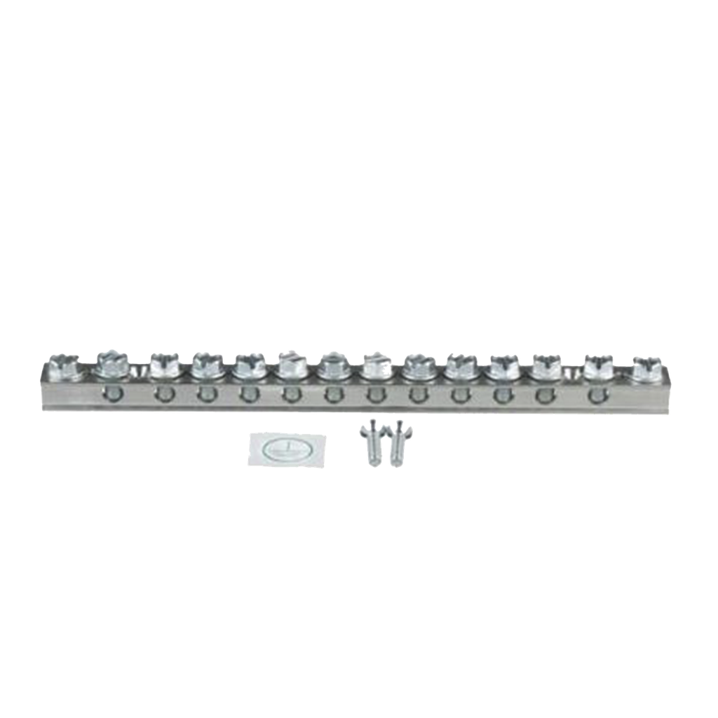 Barra de conexión a tierra STRUCTUREDGROUND? Cal 14 a 4 Awg, 12 Barrenos