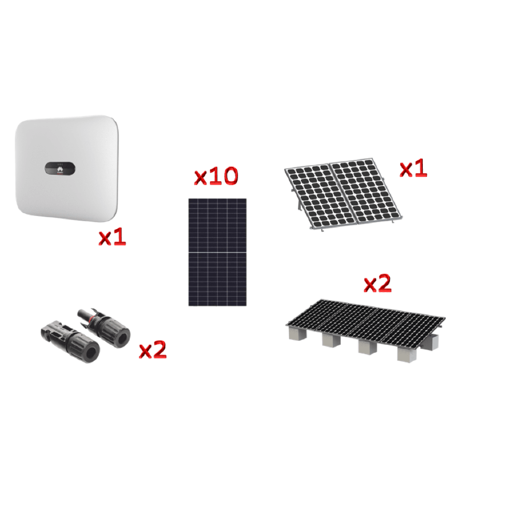 [SUN20006KTKIT] Kit Solar Interconexion / 6 kW 220Vca / Inversor HUAWEI/ Montaje Incluido