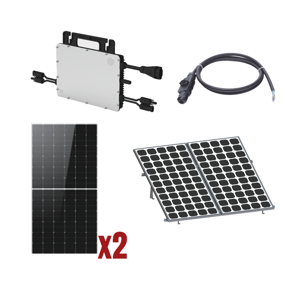 Kit Solar Interconexion / 1kW 220Vca / Microinversores HOYMILES / Montaje Incluido