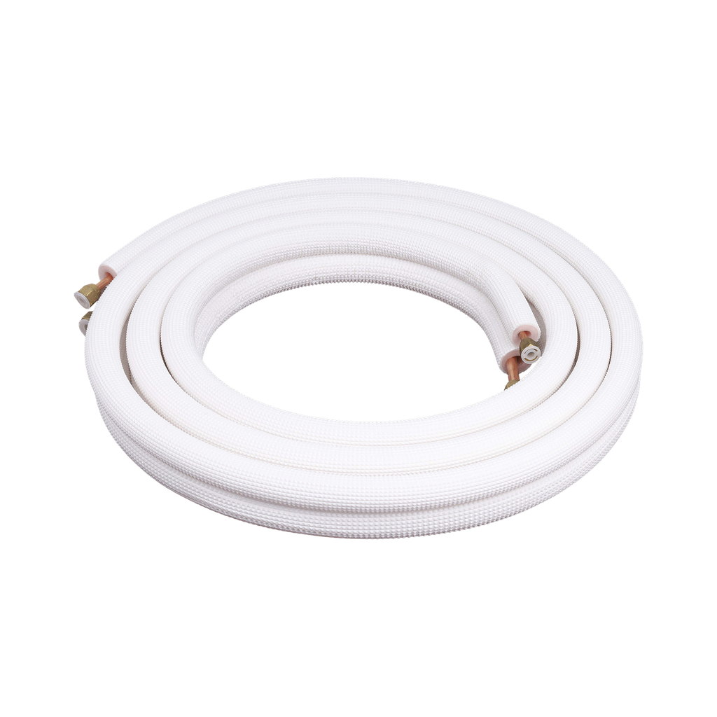 Kit de tubería / 1 / 4 y 3 / 8 / Capacidad para minisplit AUFIT / 1 Tonelada / Cinta aislante / Accesorios / Longitud de 4 metros