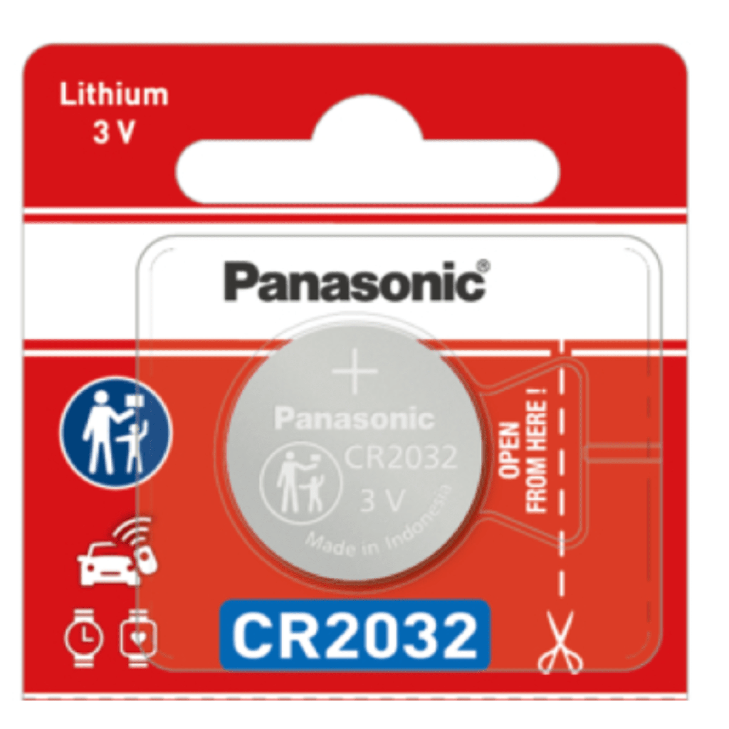 Batería de litio CR2032 de 3 V a 225 mAh (No recargable)