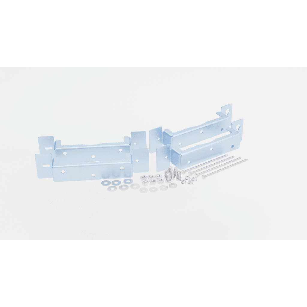 [GBPMOUNT] Montaje Galvanizado para Instalar en Poste Gabinetes con Iniciales GBP