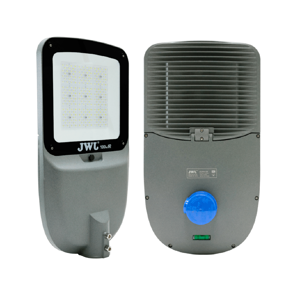 [JALP-03-100] Luminario Urbano con Fotocelda / 100W / Flujo Luminoso 16 000 lm / Ángulo de Luz 105°-135° / IP65 / Montaje en Poste o Brazo / Vida Útil 50 000 h.