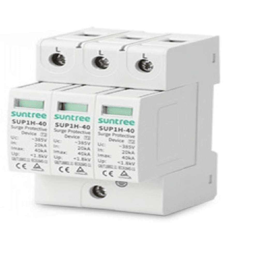 [SUP1H40/480VAC/3P] Supresor de Picos Transitorios de Voltaje, Diseñado Para Sistemas Fotovoltaicos, Uso en Corriente Alterna 440 Vca ,3 Polos.