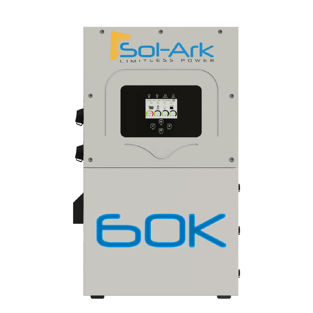 [60K3PN480V] Inversor Hibrido Interactivo SOL-ARK, 60 Kw, 480 Vcc, 3 fases. , WIFI incluido, IP65, Entrada de Baterías a 160-800 Vcc