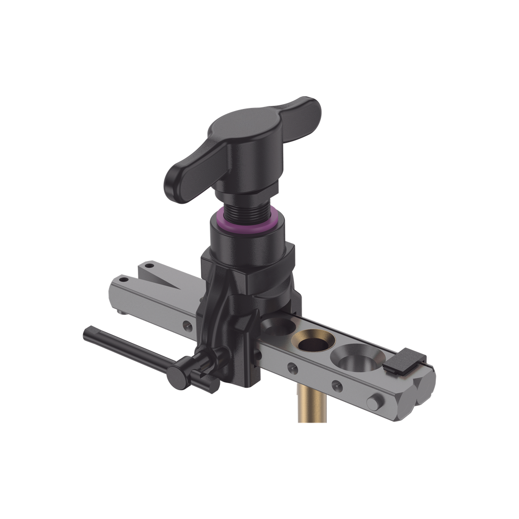 Herramienta de Abocardado Cónico Excéntrico HFT6 / Para Tubos 1/4 a 3/4 / Mango Giratorio Cómodo / Cuerpo de Aluminio / Calibrador Lateral / Abocardado Preciso / Ligera 0.93 kg