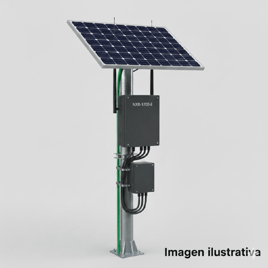 [PL1224G1RV2] Kit Solar de 14 W con PoE Pasivo 24 Vcc para un radio de Ubiquiti airMAX o Cambium ePMP